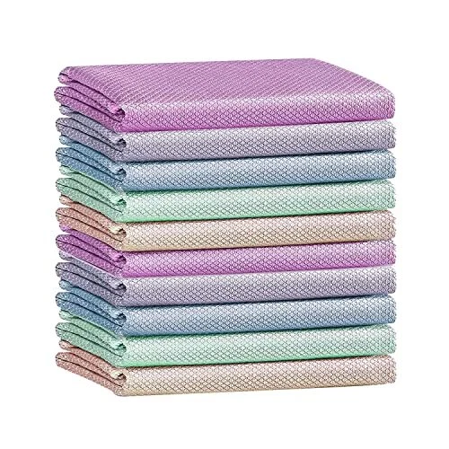 Nanoscale Cleaning Cloth,Microfiber Cleaning Cloths,Cleaning Rags for Kitchen...