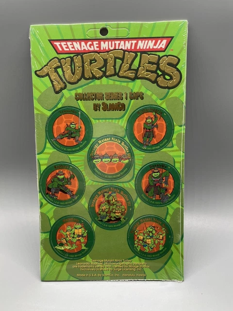 1993 Teenage Mutant Ninja Turtles Caps Slammers Collector Series 1 SlamCo Pogs