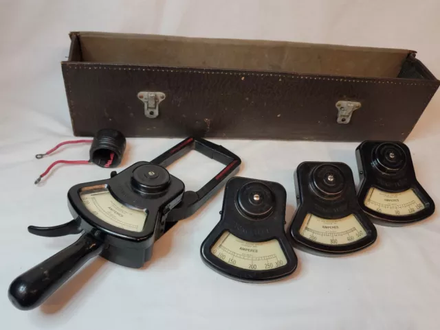 Amp Tester Columbia Electric Manufacturing Tong Test Ampmeter w/ Case | Vintage