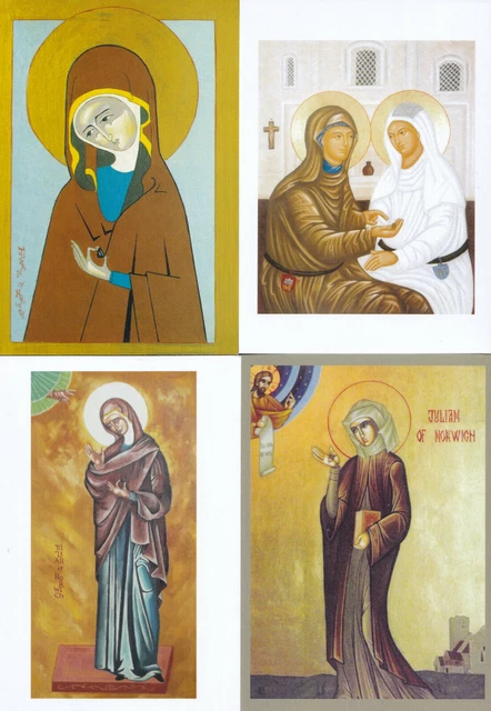 Julian Icons 4 Postcard Set