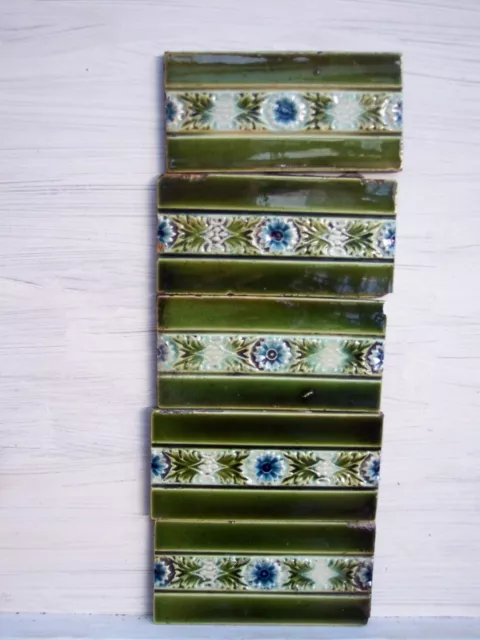 Victorian fire tiles
