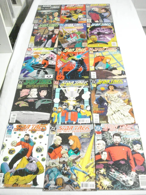 15 DC Star Trek Next Generation Comics 1 35-38 45 46 49 63 65 66 68 69 71