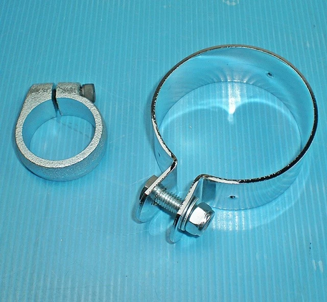 KS C GTS 50 Krümmerschelle 34mm + Auspuffschelle 70mm passend für Zündapp HQ NEU