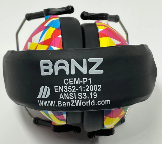 Banz Ear Protectors For Kids Multicolour and comfortable Unisex Noise Blockers