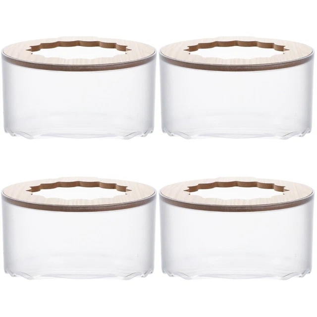 Set 4 Small Animal Container Hamster Toilet Plastic Containers Pet