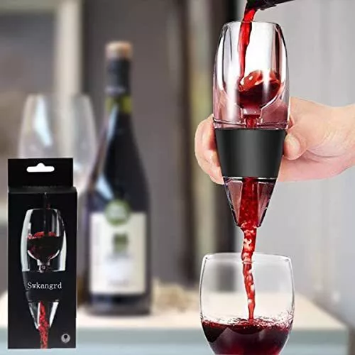 Weinbelüfter,Wein Dekanter Dekantierer Rotwein Aerator Set Schnellest Ernücht...