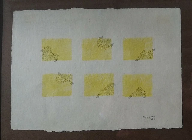 Juan Tomás DOMINGUEZ. Dibujo/papel. 1975. 25x18 Cm.