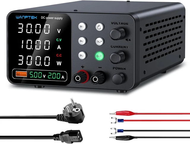 Alimentatore Da Banco 30V 10A RUZIZAO | Display LED 4 Cifre | Porta USB 5V/2A | Per Laboratorio E Fai-Da-Te - Foto 10