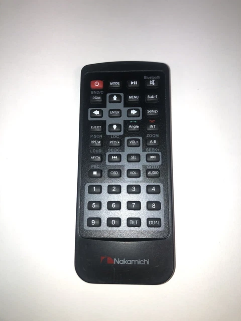 Remote Control For Nakamichi Car Bluetooth Audio Stereo Receiver System