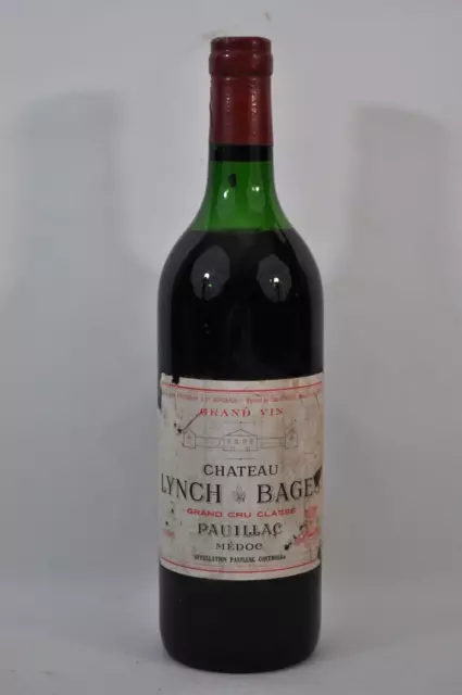 Vin -  1 Bouteille - Château Lynch Bages - GCC - Pauillac - 1966