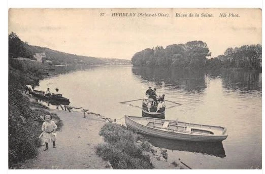 Cpa 95 Herblay Rives De La Seine