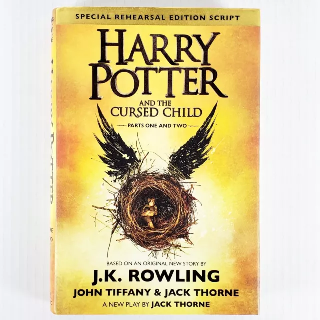 HARRY POTTER AND THE CURSED CHILD Hardcover Book Parts 1 & 2  JK ROWLING 1st Ed