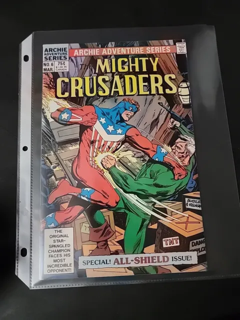 Archie Adventure Series THE MIGHTY CRUSADERS Comic Book Vol. 1, No. 6 MAR 1984