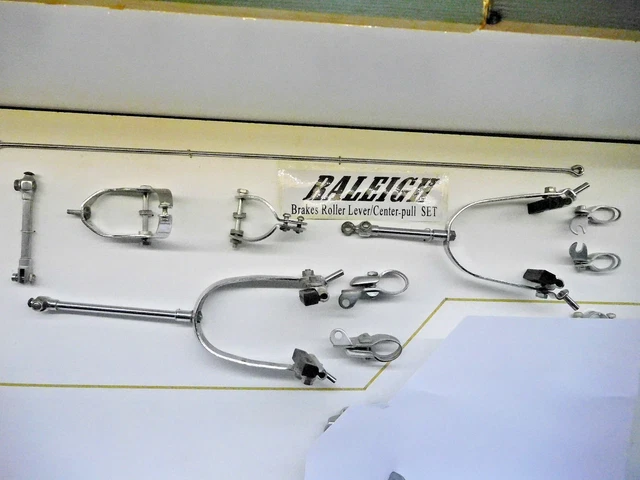 modern brakes on vintage bicycle