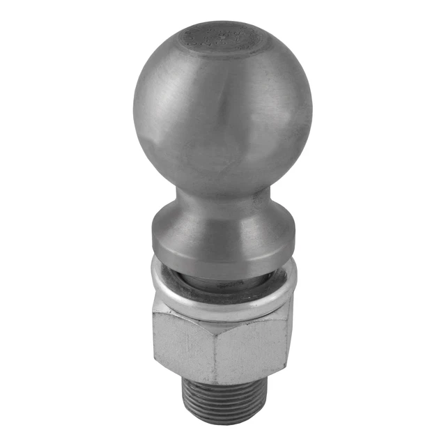 Curt 2-5/16" Trailer Ball 1-1/4" x 2-5/8" Shank 30000 lbs. Raw Steel x 40085