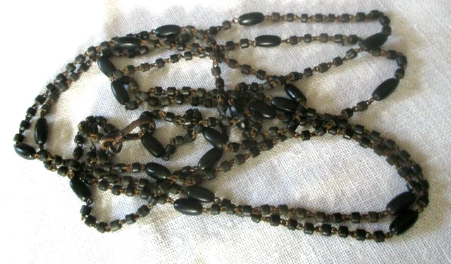 Collier Long Sautoir Femme En Perles Et Pierres Bleu Caraïbe - 60 Cm - Neuf étiqueté