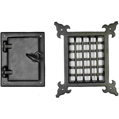 Cast Iron Classic Black Grill Eye Viewing Door For Safe And Secure Your Home