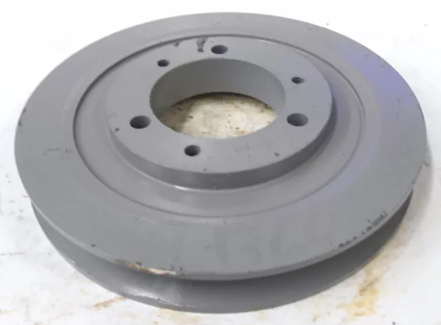 1 Groove Bushing Bore V-Belt Pulley 1B60Sds, 6.35" Od, 7/8" Face Width