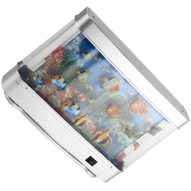 Lámpara decorativa falsa para acuario luz nocturna tanque de peces noche