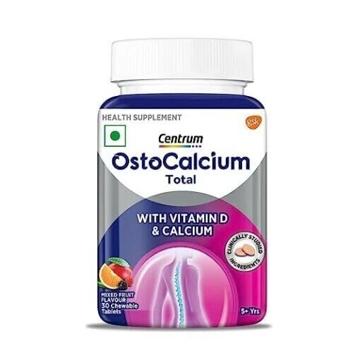 CENTRUM OSTOCALCIUM TOTAL Chewables Vitamin D &Calcium Supplement Mix