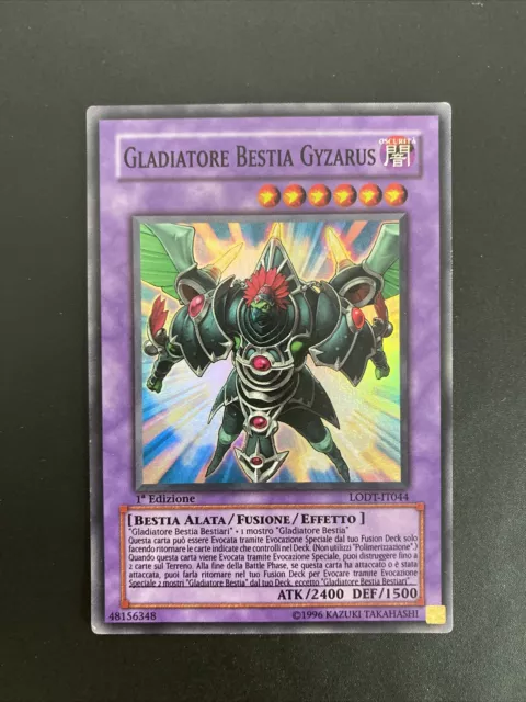 Yu-Gi-Oh! Gladiateur Bête Gyzarus Lodt-it044 Ita 1ed Super Rare Yugioh