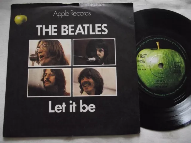 The Beatles ~ Let It Be ** 1970 Uk Apple 7"