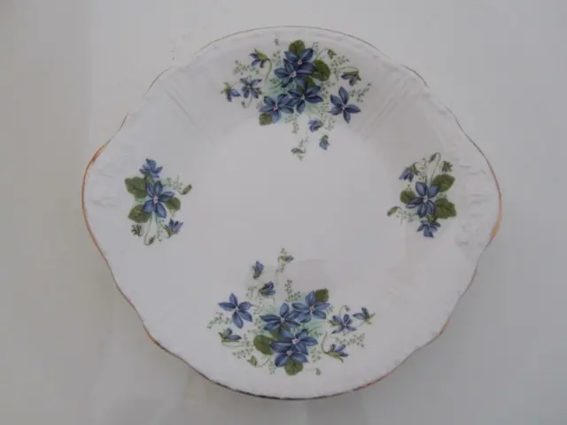 Vintage Royal Grafton 'Violets' Handled Large Dish Bowl