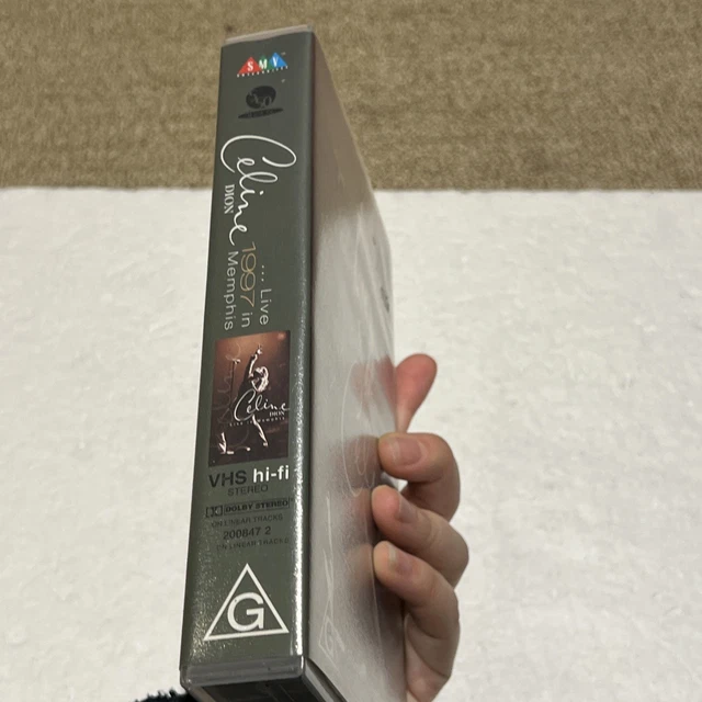 CELINE DION LIVE In Memphis VHS Music Merchandise Vintage Rare 90s celine-dion-live-in-memphis-vhs-music-merchandise-vintage-rare-90s