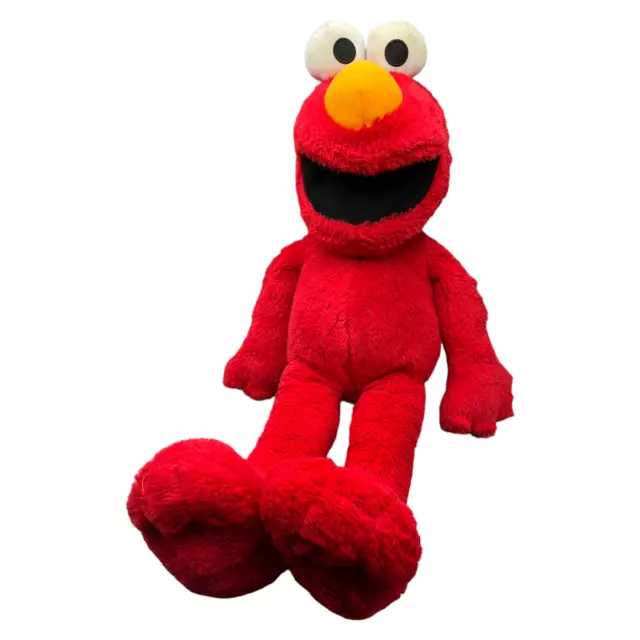 Sesamstraße Elmo Plüsch Figur Kuscheltier Stofftier Rot Monster Kult XXL ca 62cm