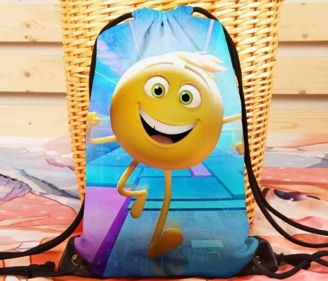 Emoji School Library Book Bag Beach Drawstring Travel Handbag iphone Movie AUS