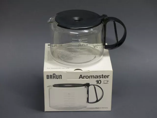 Braun Glaskanne Ersatzkanne KFK 10 für Aromaster KF 32 36 40 41T 42 45 46 - NEU