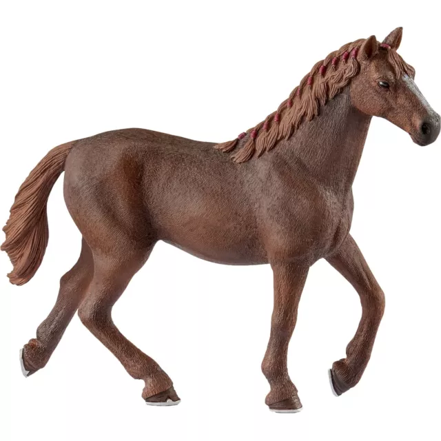 GIUMENTA PUROSANGUE INGLESE 2018 cavalli in resina SCHLEICH miniature 13855 Farm