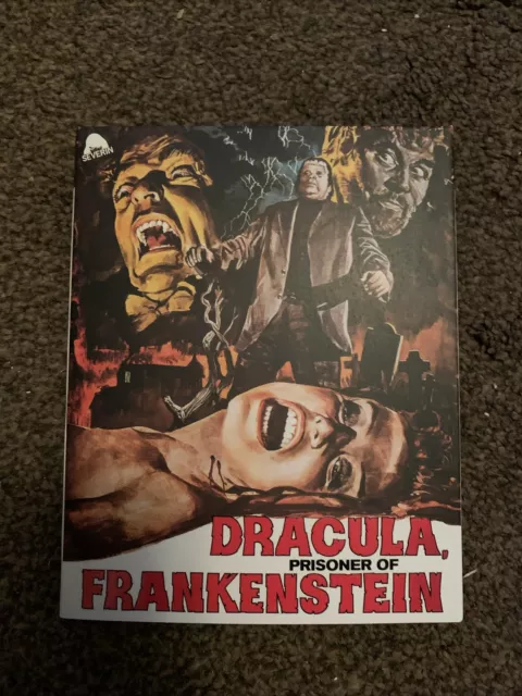 Dracula Prisoner Of Frankenstein Blu Ray W Slip Severin Jess Franco