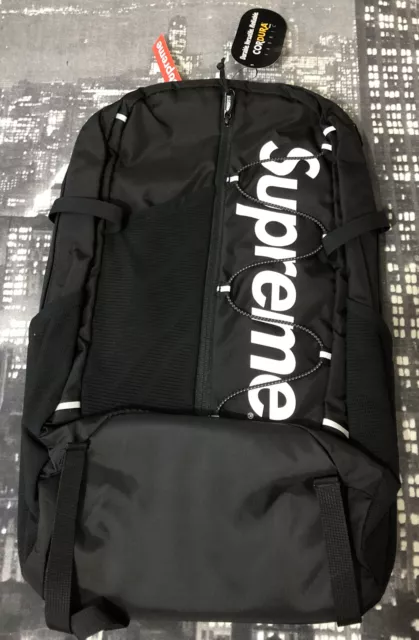 ZAINO SUPREME NERO SS17 100 autentico Stock totalmente morto