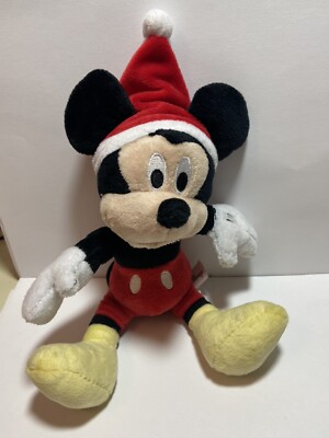 santa mickey mouse plush