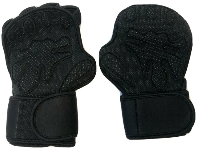 Workout Weight Lifting Gloves w/ Wrist Wrap Strap | Gym Fitness Training | Small