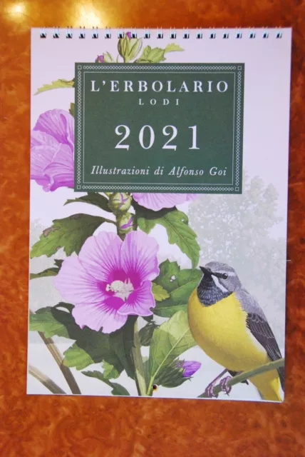 2 CALENDARI ERBOLARIO 2021 e 2022 COME NUOVI