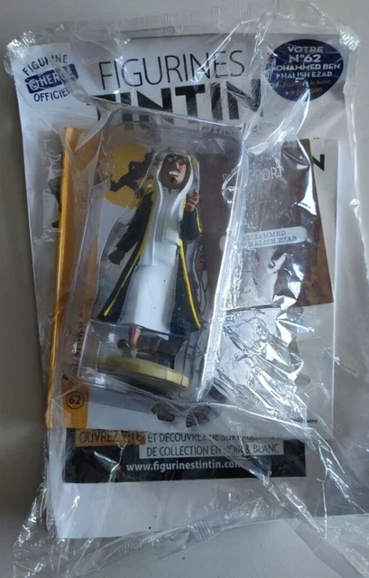 FIGURINE TINTIN N°62 Mohammed Ben Kalish Ezab Collection Officielle ⚠️Défauts EUR 35,00 - FR
