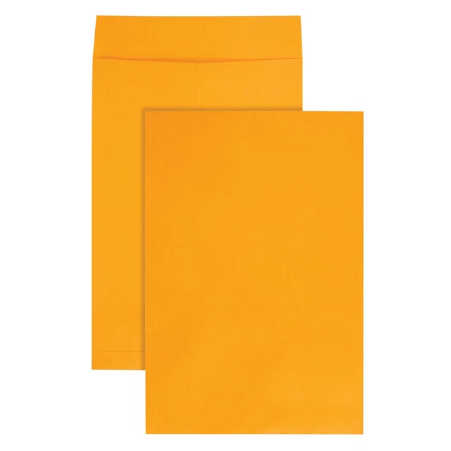 Jumbo Envelopes, Plain, 28Lb, 12-1/2"x18-1/2", 25/PK, Kraft