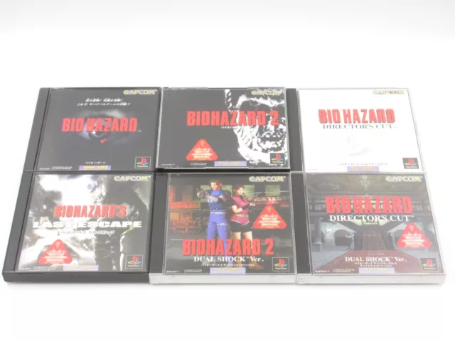 Biohazard Resident Evil 1 2 3 Directors Dual Shock Capcom PLAYSTATION PS1 Japon
