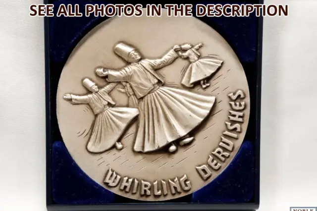 NobleSpirit No Reserve (JR) Turkey Whirling Dervishes 67mm HIGH RELIEF Medal