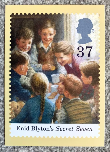 Enid Blyton Secret Seven, Royal Mail Stamp Postcard