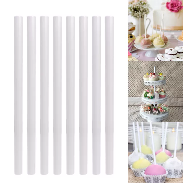 24cm Cake Dowel Rod Stick Easy Cut Plastic Stacking Support DIY Baking