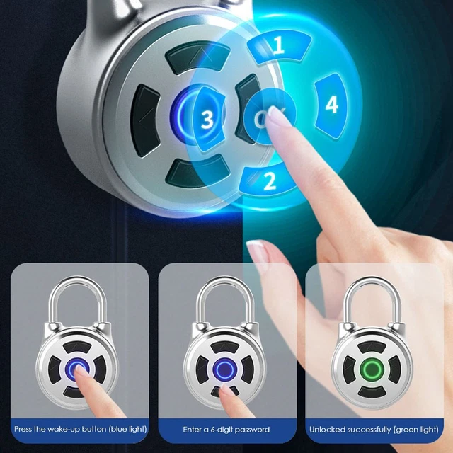 Tuya Serrure intelligente d'empreinte digitale Petit cadenas de gestion