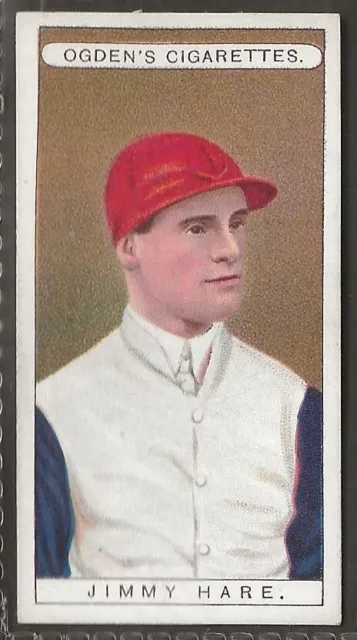 Ogdens-Owners Horse Racing Colours & Jockeys 1906 (Blue Back)-#19- Jimmy Hare