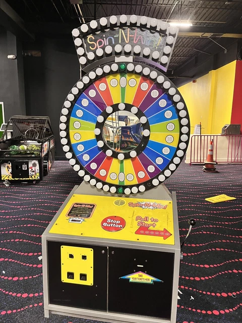 Coin Operated Spin N Win Redemption Arcade Game