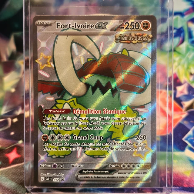 CARTE POKÉMON : Fort-Ivoire EX Shiny 072 - SVP Écarlate et Violet Promo