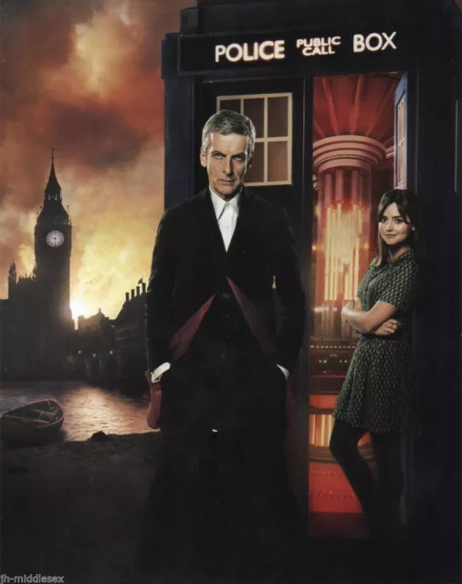 Peter Capaldi and Jenna-Louise Coleman - Doctor Who - 12x8 Unsigned Still 13