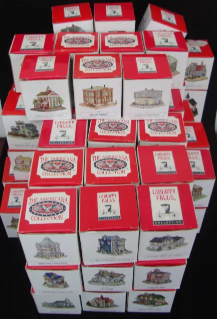 Liberty Falls Village Americana Houses NEW OLD STOCK YOUR CHOICE SHIP SAVE ON 2+