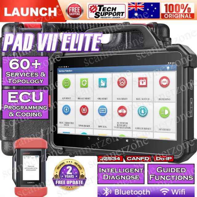 LAUNCH X431 PAD 7 PAD VII ELITE Car+Truck Heavy Duty 24V Diagnostic Scanner Tool